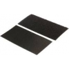 Self-Adhesive Black Hook and Loop 50mm x 145mm piece