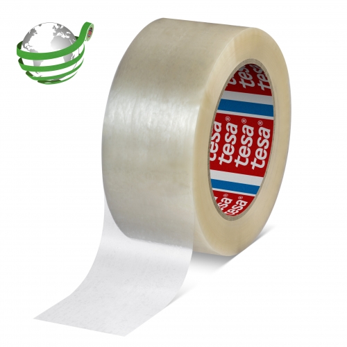 tesa® 60418 Clear Sustainable Packaging Tape 50mm x 132m (6 rolls)