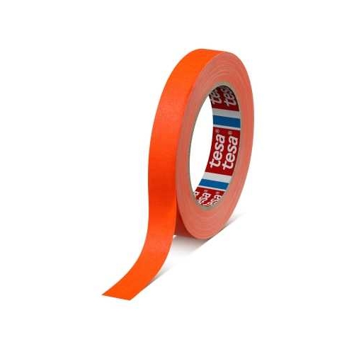 tesa® 4671 High Visibility Cloth Tape Neon Orange 25mm x 25m